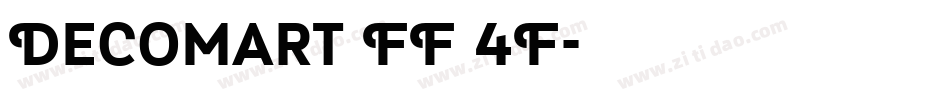 Decomart FF 4F字体转换